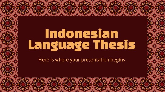 Contoh artikel tema bahasa indonesia