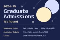 Postech graduate admissions s2 2