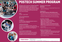 Postech summer program non degree 1