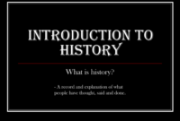 History sources introduction