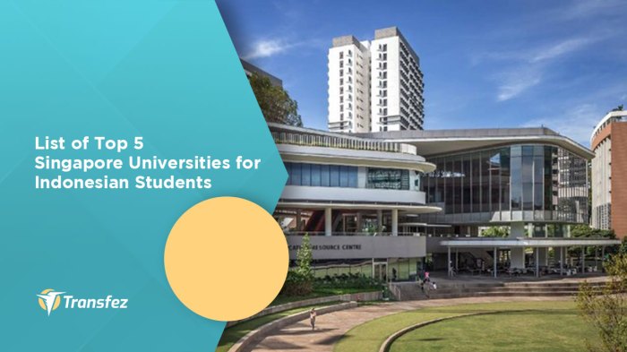 Universitas di singapura yang banyak orang indonesia