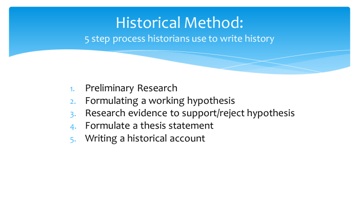 Historical research methods