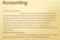 Accounting history accountants