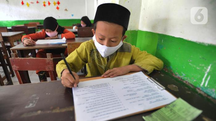 Contoh soal tes masuk madrasah aliyah negeri