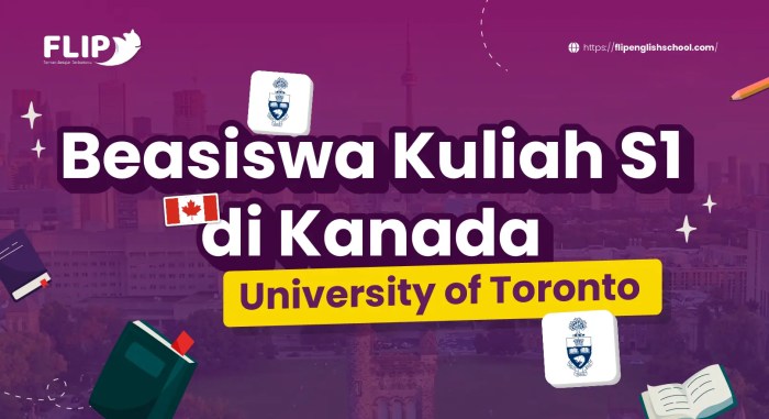 Beasiswa s1 di university of toronto kanada 3