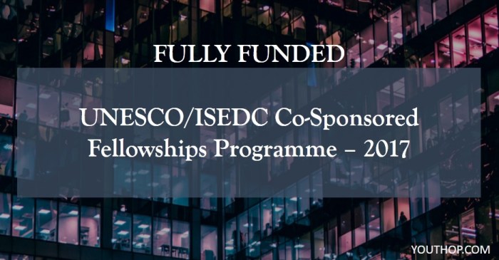 Fellowship unesco funded