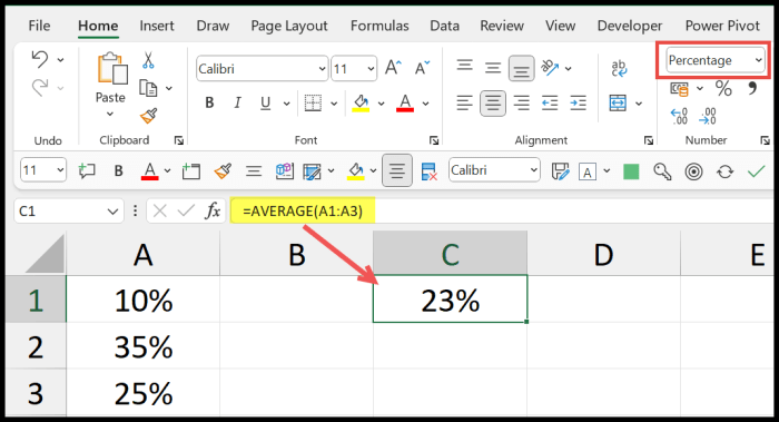 Excel percentage calculate sales formula syntax