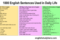 Kalimat sentence bahasa inggris