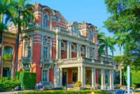 Taiwan university national taipei skyline over