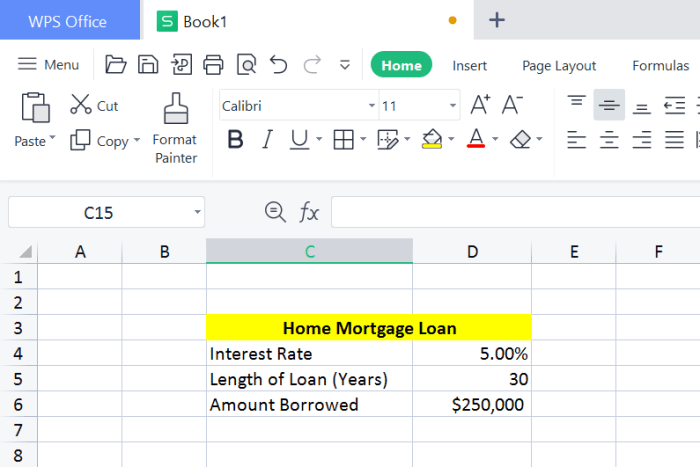 Installment formula payment math