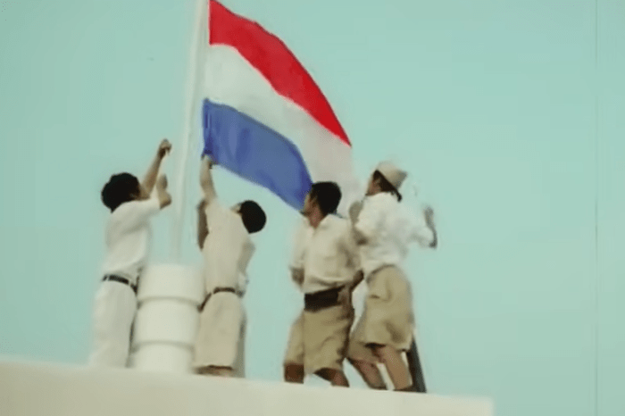 Sejarah penyobekan bendera di hotel yamato