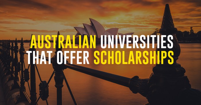 Universitas di australia yang memberikan beasiswa