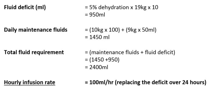 Fluid pediatric nursing math calculating