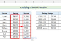 Bonus excel calculate