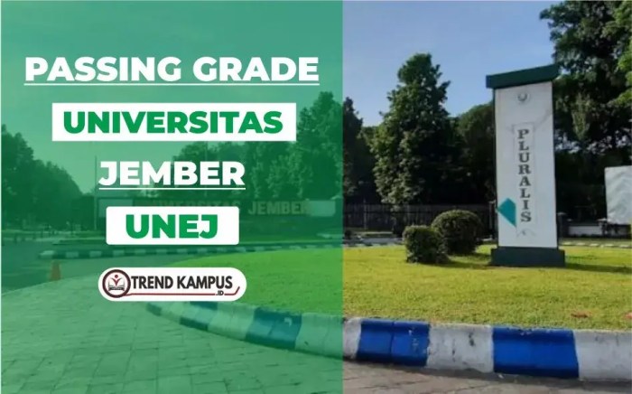 Passing grade universitas jember