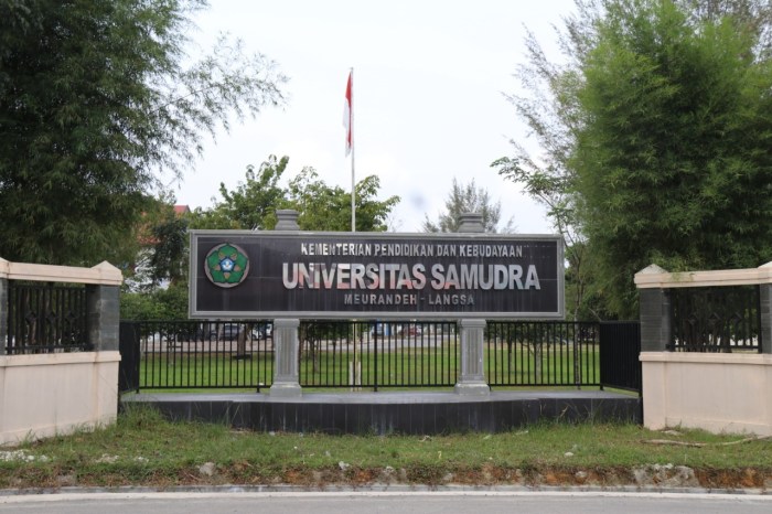 Universitas samudra dimana