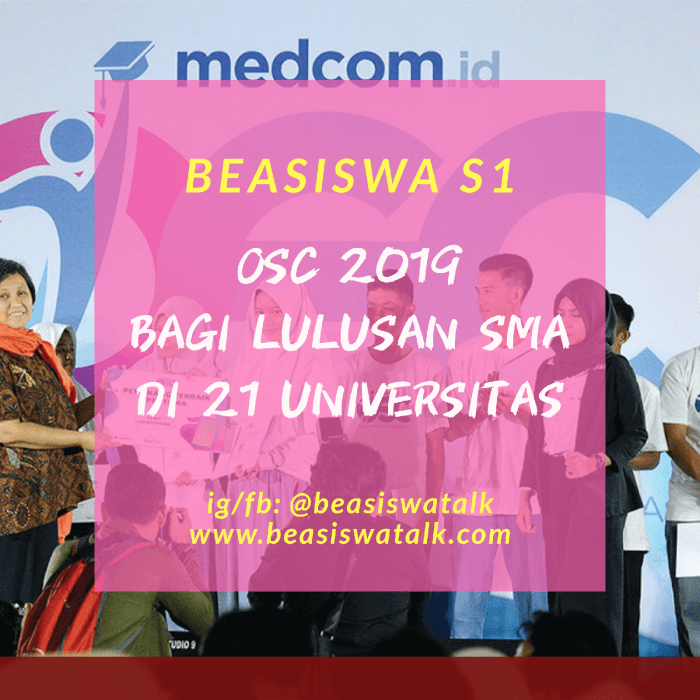 Beasiswa s1 dari osc scholarship