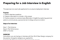 Dialog bahasa inggris job interview