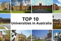 Daftar universitas terbaik di australia