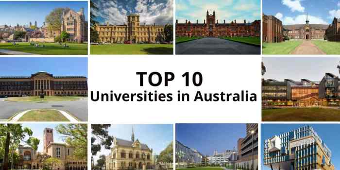 Daftar universitas terbaik di australia