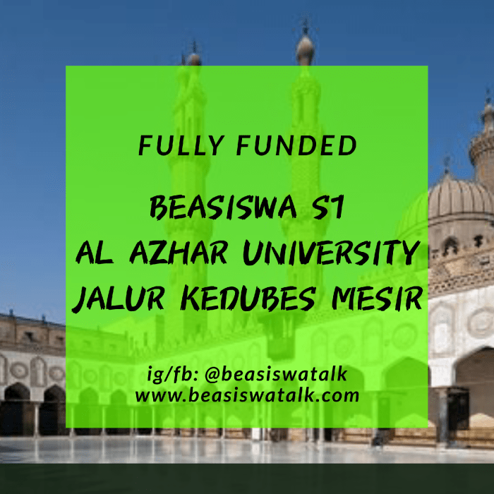 Beasiswa s1 di universitas al azhar indonesia