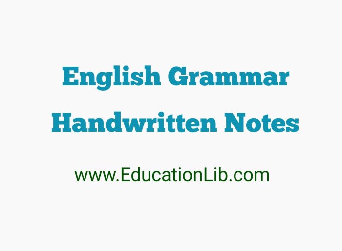 Catatan grammar bahasa inggris