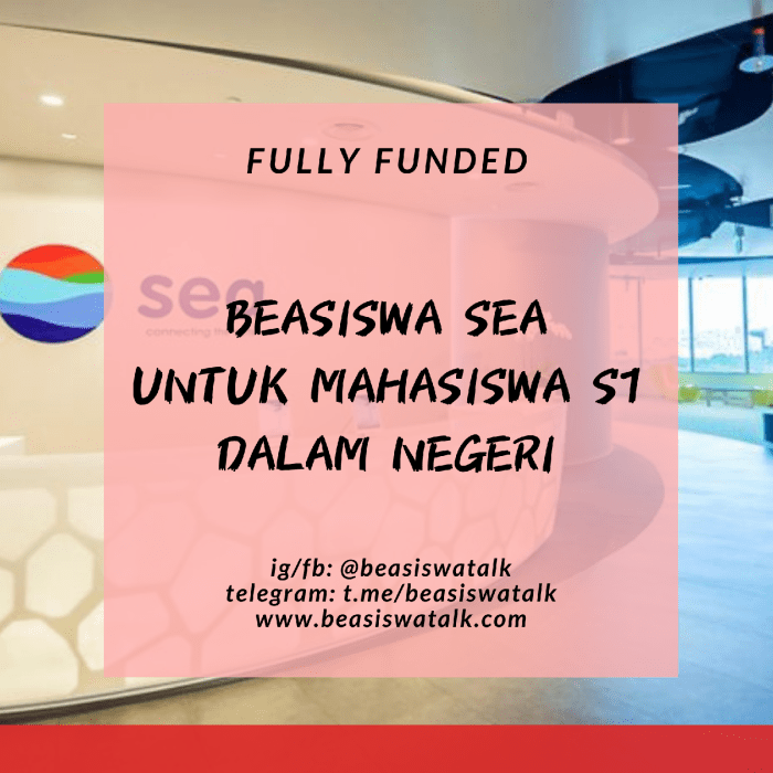 Beasiswa s1 dari program sea scholarship indonesia