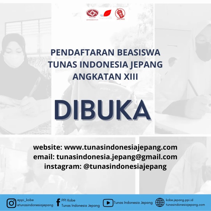 Beasiswa tunas indonesia jepang untuk pelajar sma smk ma