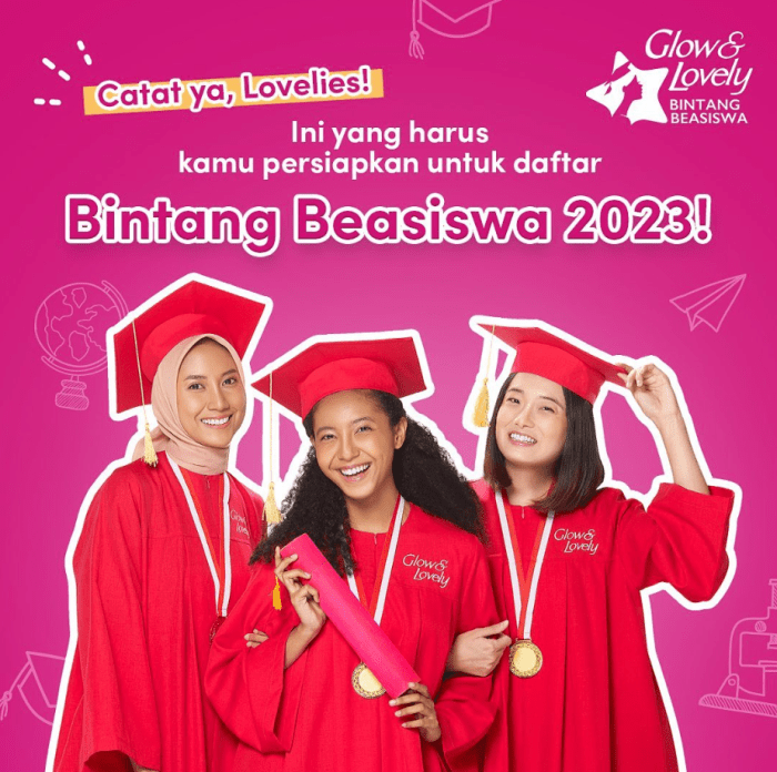 Beasiswa s1 glow lovely bintang beasiswa