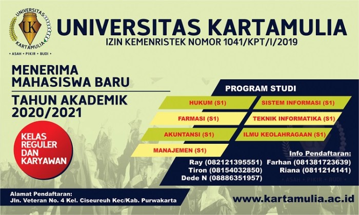 Universitas kartamulia purwakarta