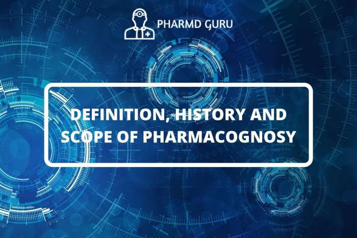 Pharmacognosy scope