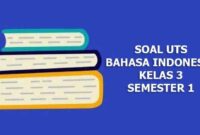 Contoh soal uas tema 3 kelas 1 sd semester 1