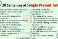 Contoh soal kalimat simple present tense