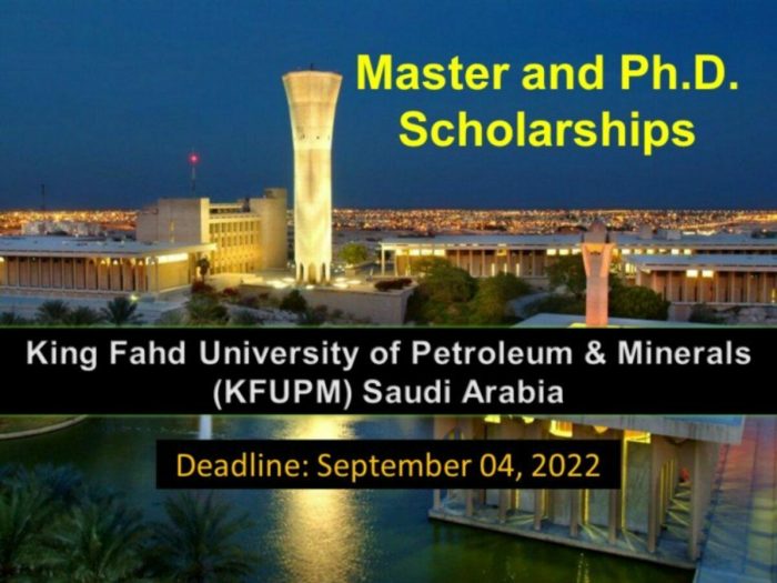 Beasiswa s2 dan s3 di king fahd university of petroleum minerals arab saudi