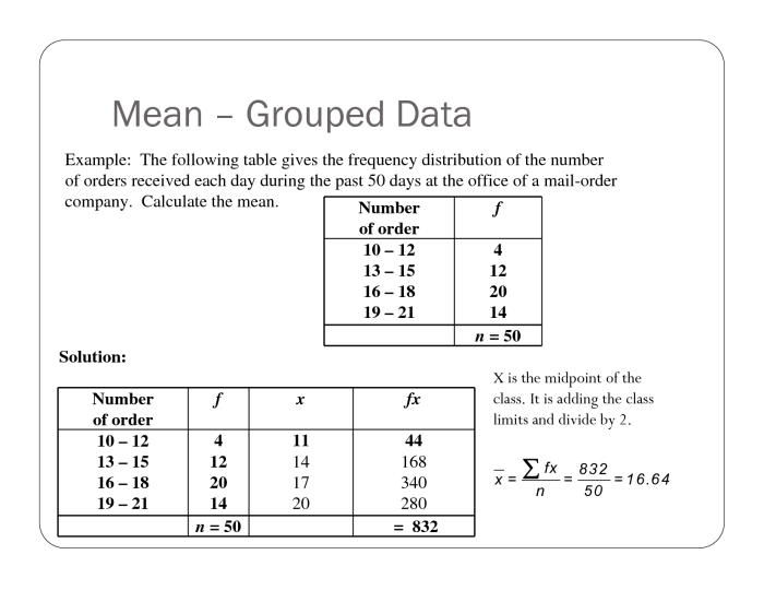 Cara menghitung data kelompok