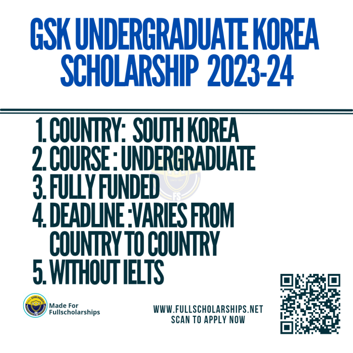 Global korea scholarship 2023 undergraduate s1 1