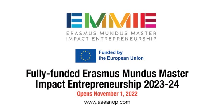 Erasmus master in impact entrepreneurship emmie s2 1