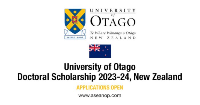 The university of otago doctoral scholarship s3 1