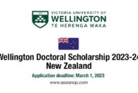 Wellington doctoral scholarship s3 2