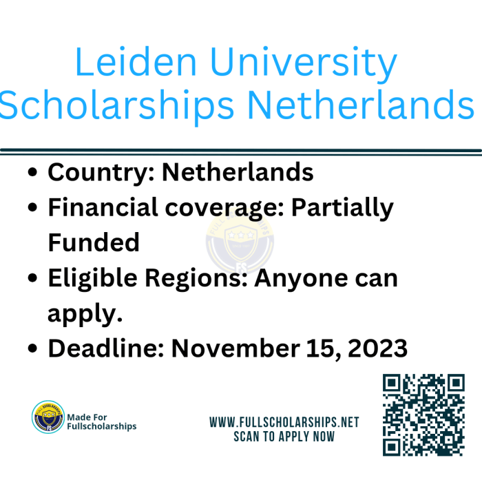 Leiden scholarship excellence