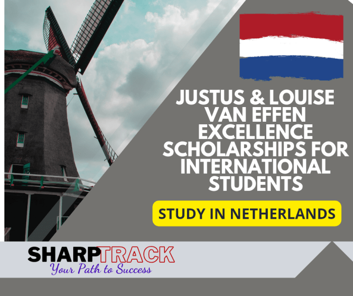 Justus louise van effen excellence scholarships tu delft s2 1