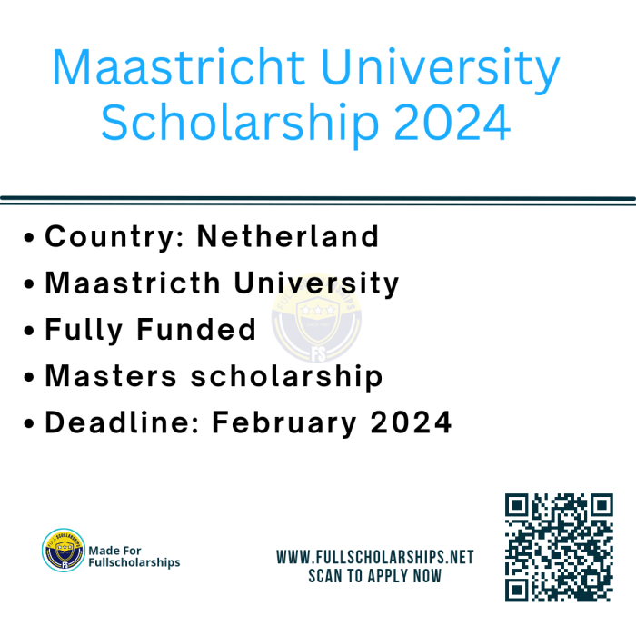 Beasiswa s2 di maastricht university belanda