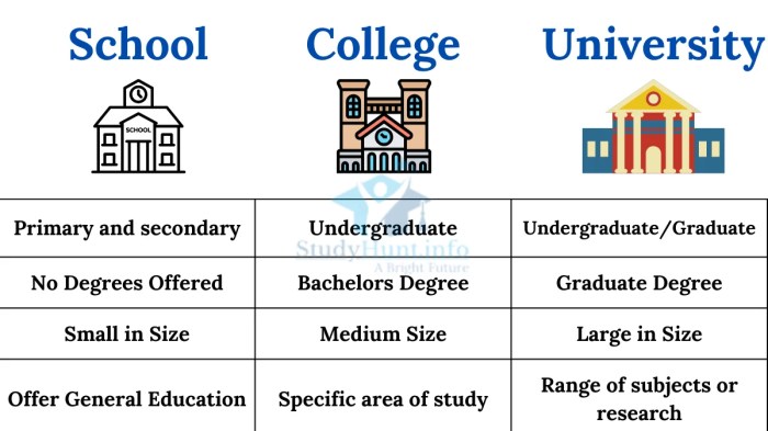 Perbedaan akademi dan universitas