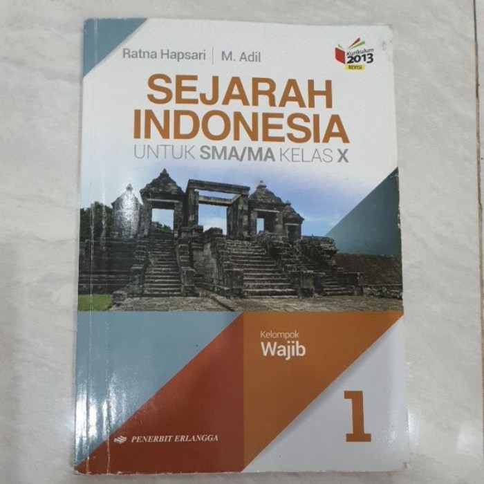 Buku sejarah indonesia kelas 10 kurikulum 2013 erlangga