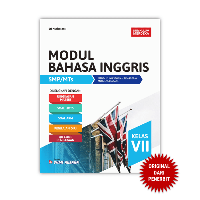 Modul ajar bahasa inggris kelas 7 kurikulum merdeka