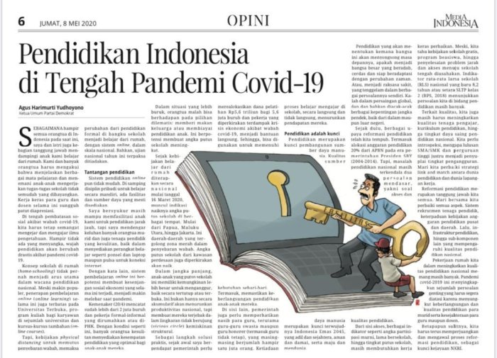 Contoh artikel opini tentang pendidikan