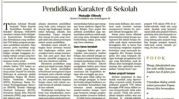 Contoh artikel opini pendidikan