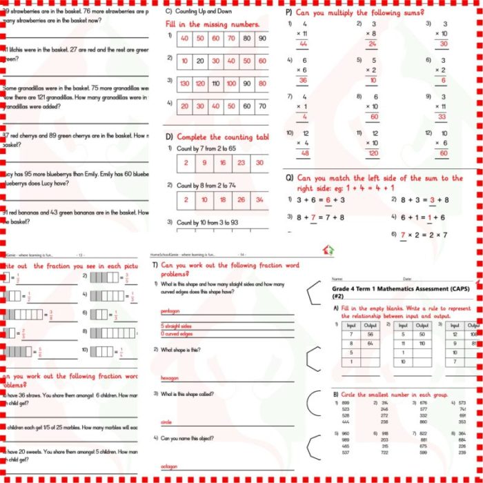 Kompetensi dasar matematika kelas 4 semester 1