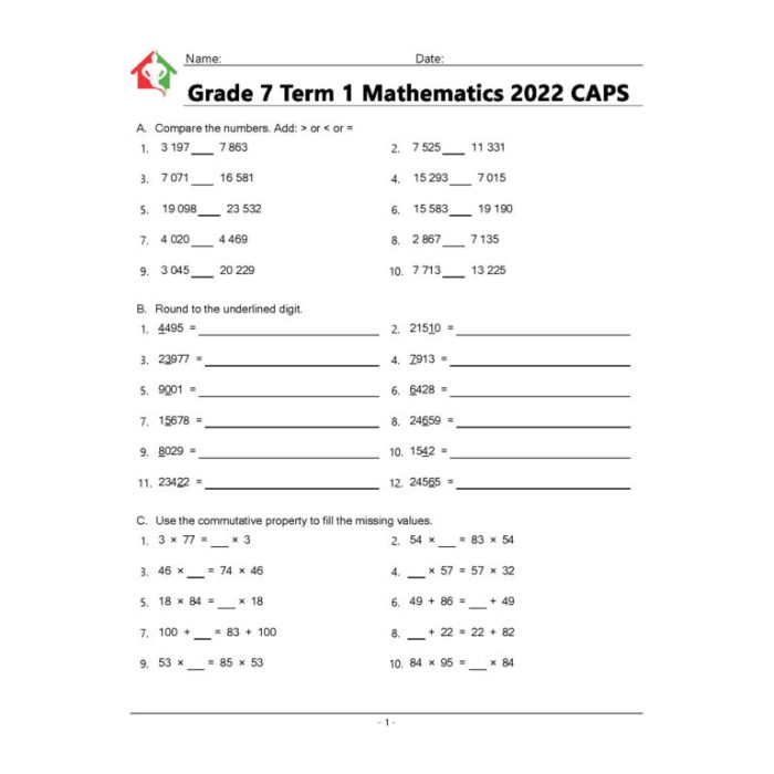 Modul matematika kelas 7