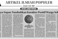 Contoh artikel populer tentang budaya